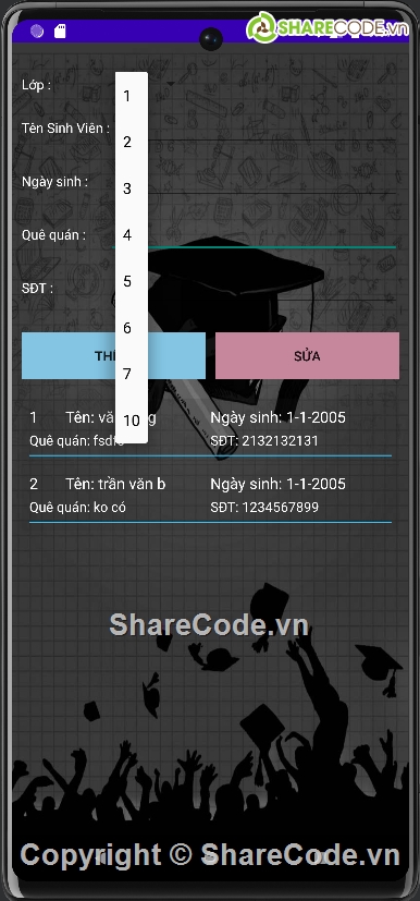 Sharecode,Share code,Code phần mềm quản lý,Code đồ án
